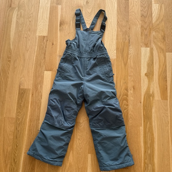Lands' End Kids light blue Overall snow pants - Picture 1 of 4